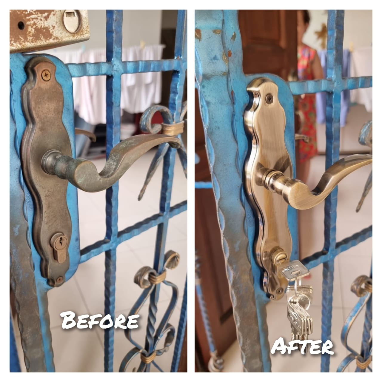 B&A 71 Supply And Replace New Lockset For Gate